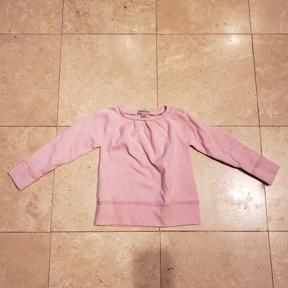 Burberry pink sweater - 4y
